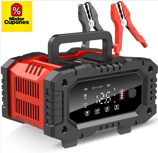 ⚡ Cargador de batería 20A para 12V/24V 